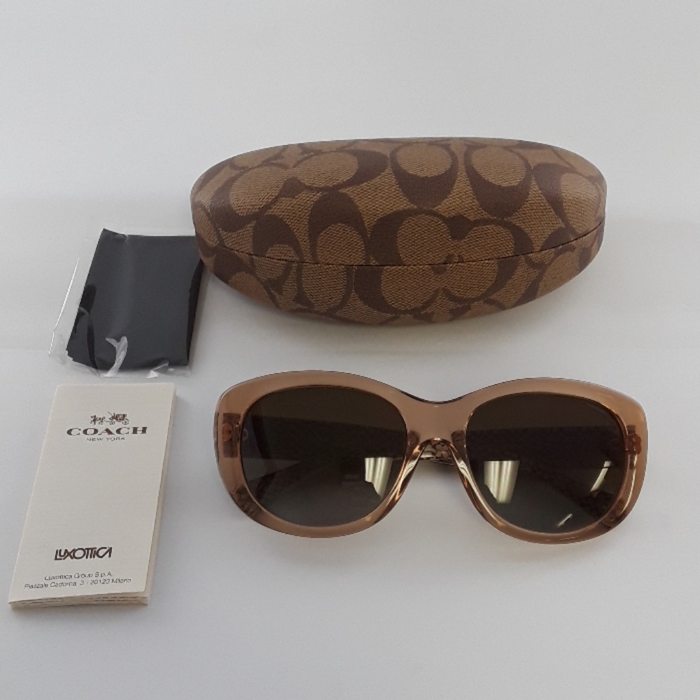 New COACH 5216T5 HC8073 Polarized Sunglasses